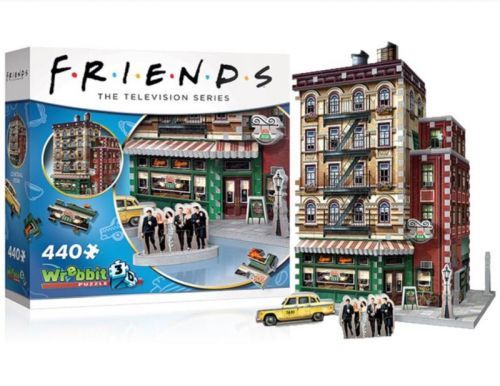 Přátelé / Friends: Puzzle Wrebbit 3D - Central Perk / 440 dílků