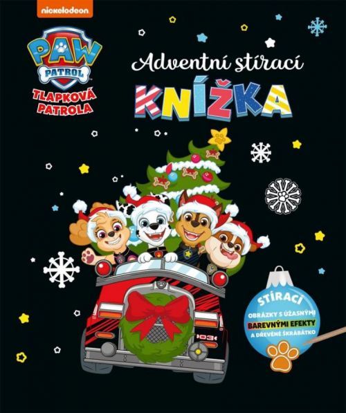 Tlapková patrola - Adventní stírací knížka - kolektiv autorů, Leporelo
