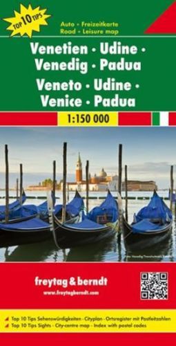 Venetien-Udine-Venedig-Padua/Benátsko,Udine,Benátky,Padova 1:150T/automapa - neuveden, Volné listy