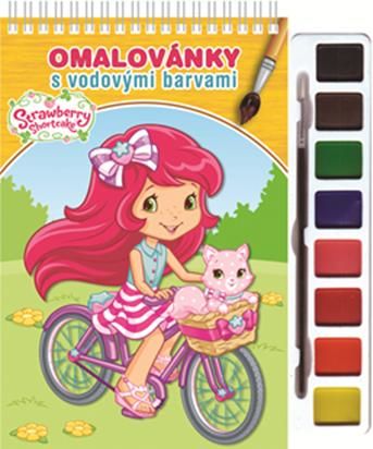 Strawberry 2 - Omalovánky s vodovými barvami a štětcem, Kroužková