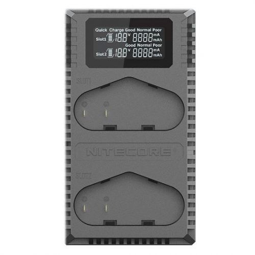NITECORE NC-UCN4 nabíječka pro 2 aku Canon LP-E4/LP-E4N/LP-E19