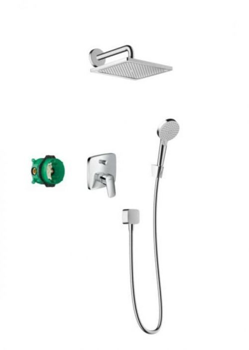 Sprchový systém Hansgrohe Crometta E pod omítku s pákovou baterií chrom 27957000