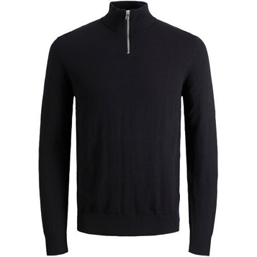 Jack&Jones Pánský svetr JJEEMIL 12189339 Black S