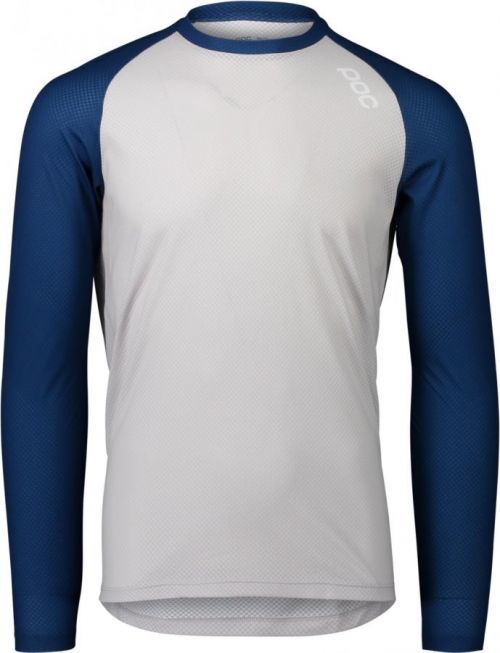 POC MTB Pure LS Jersey - Lead Blue/Granite Grey S