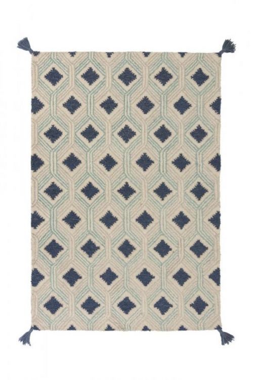 Flair Rugs koberce Kusový koberec Nappe Marco Blue - 120x170 cm Modrá