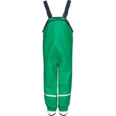 Playshoes Fleecové šortky s náprsenkou zelené