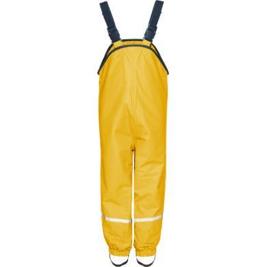 Playshoes Fleecové šortky s náprsenkou žluté
