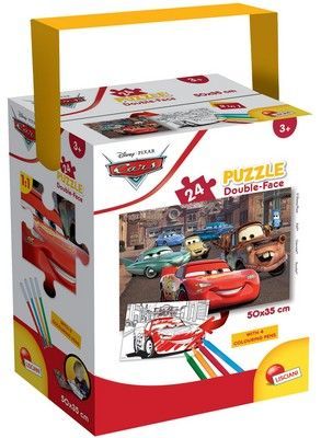 Cars Puzzle double-face 24 dílků