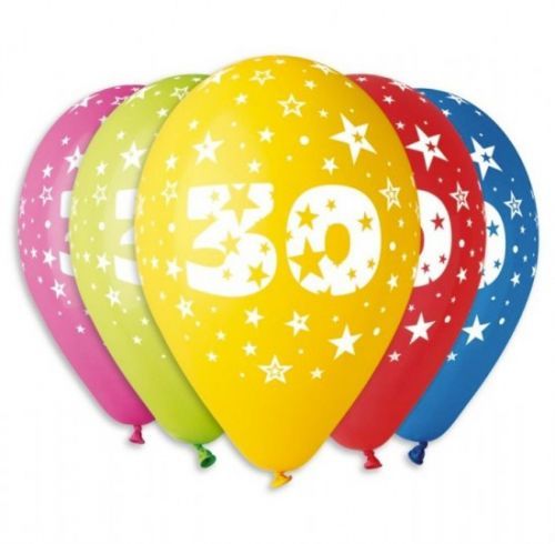Smart Ballons Balónky PGS 110 - potisk číslice 