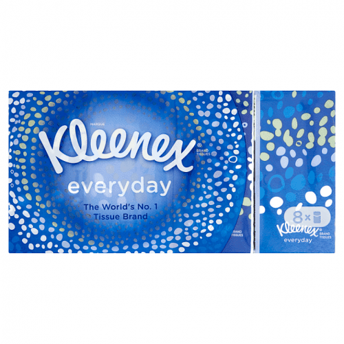 Kleenex Everyday hygienické kapesníčky 8 x 9 ks