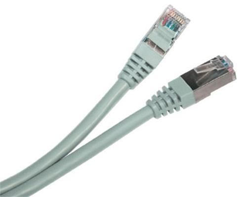 Patch kabel FTP Cat 6, 10m - šedý