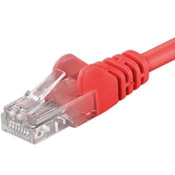 Patch kabel UTP Cat 5e, 2m  - červený