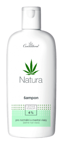 Cannaderm Natura šampon pro normální až mastné vlasy 200 ml