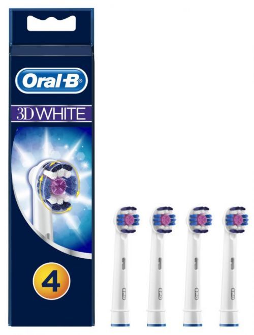 Oral-B 3D White EB 18-4, náhradní hlavice, 4 ks