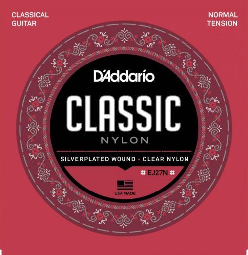 D´Addario EJ27-N Classic Rectified Nylon Trebles