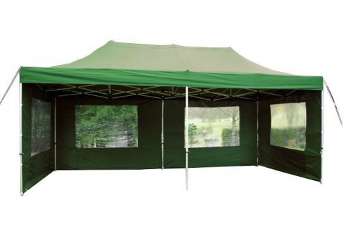 Zahradní párty stan 3x6 zelený, nůžkový