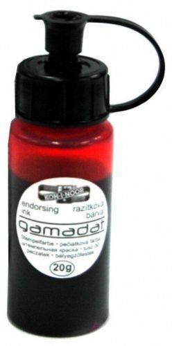 Razítková barva Gamadat - červená - 20 g - 142522