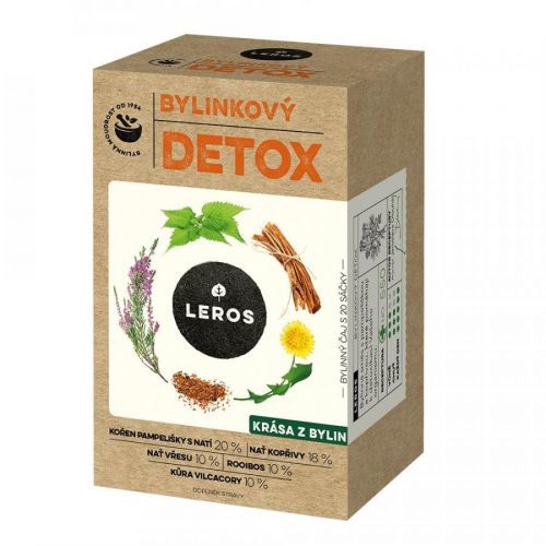 LEROS NATUR Detox čist.čaj s Vilcacorou n.s. 20x1.5g