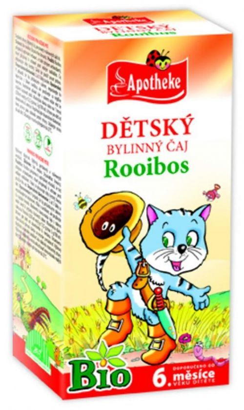 APOTHEKE Dětský čaj BIO Rooibos pro běžné pití 20x1.5g n.s.