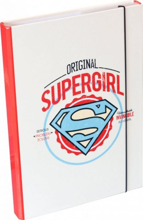Desky na školní sešity A4 - Supergirl - neuveden