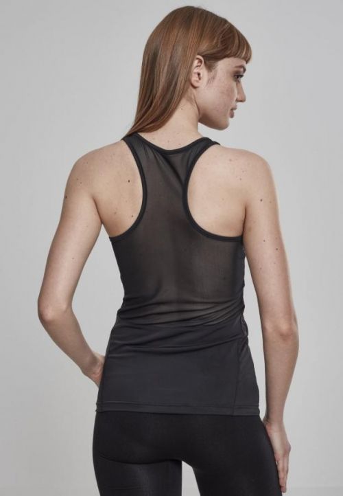 Ladies Tech Mesh Top black L