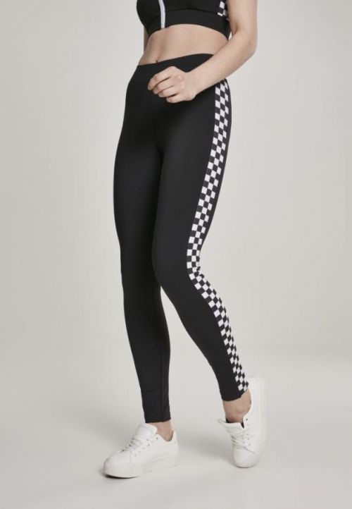 Ladies Side Check Leggings blk/chess 3XL