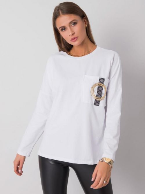 BÍLÉ TRIČKO S POTISKEM RV-BZ-5968.17-WHITE Velikost: univerzální