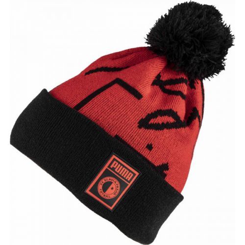 Puma SLAVIA PRAGUE POMPOM BEANIE   - Čepice