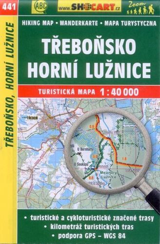 SHOCart 441 Třeboňsko, Horní Lužnice 1:40 000 turistická mapa