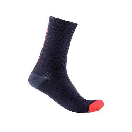 Castelli – pánské ponožky Bandito Wool 18, black L/X (40-43)