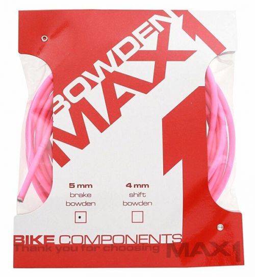 Bowden Max1 5mm, balení 3m - fluo růžová