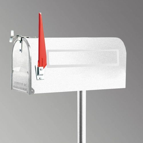Burgwächter U.S. Mailbox s otočným praporkem, bílá