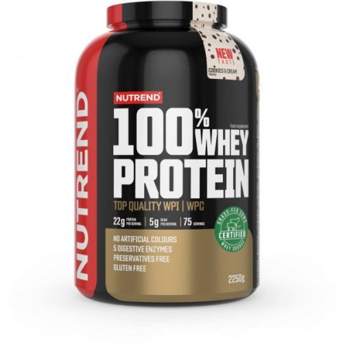 NUTREND 100% Whey Protein 2250g Cookies Cream