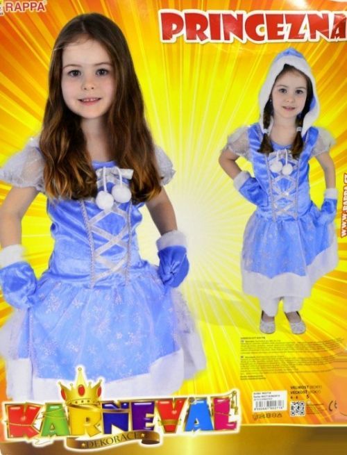 Karnevalový kostým princezna kožíšková, vel. S 902718