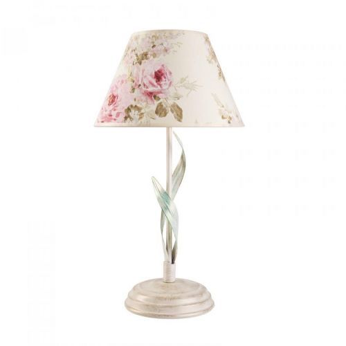 LamKUR Stolní lampa Sara s květinovým vzorem