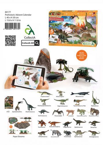 MAC TOYS COLLECTA Adventní kalendář dinosauři