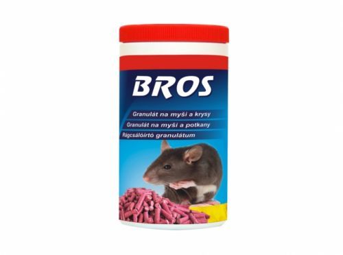 BROS-granule na myši, krysy a potkany 250g/dóza =