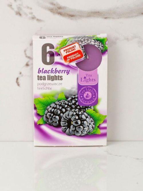 Admit Svíčka čajová 6ks Blackberry