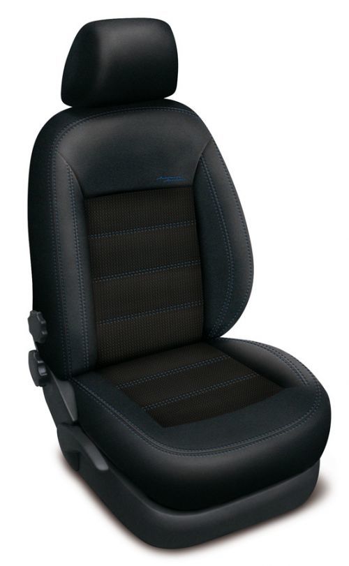 Automega Autopotahy CITROEN BERLINGO III, vzadu dělený 2/1, od 2018, AUTHENTIC DOBLO, žakar modrý