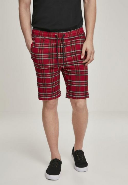 Checker Shorts red/blk L