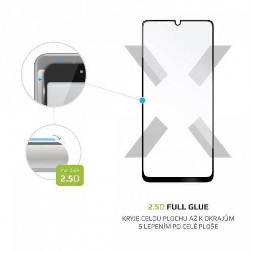 FIXED 2,5D Full Glue-Cover tvrzené sklo 0,33mm Samsung Galaxy A31 černé