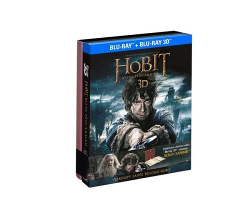 Hobit: Bitva pěti armád 3D Dárková edice Bilbův zápisník Blu-ray3D