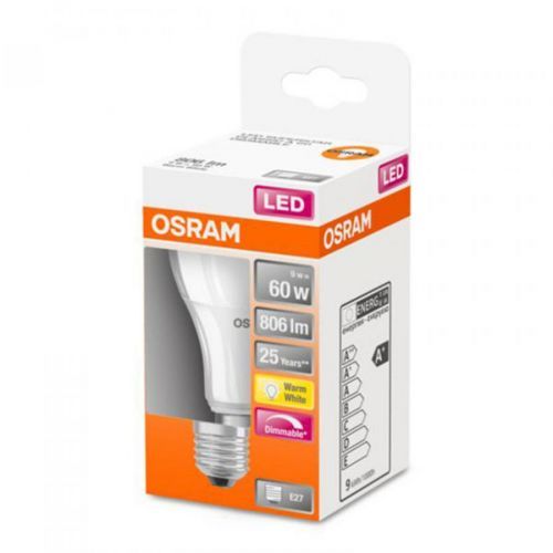 OSRAM OSRAM LED E27 9W 827 Superstar matná stmívací