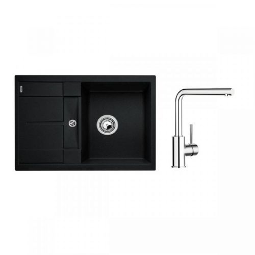 Set dřezu a baterie Blanco Metra 45 S 78x50 cm antracit SETB3