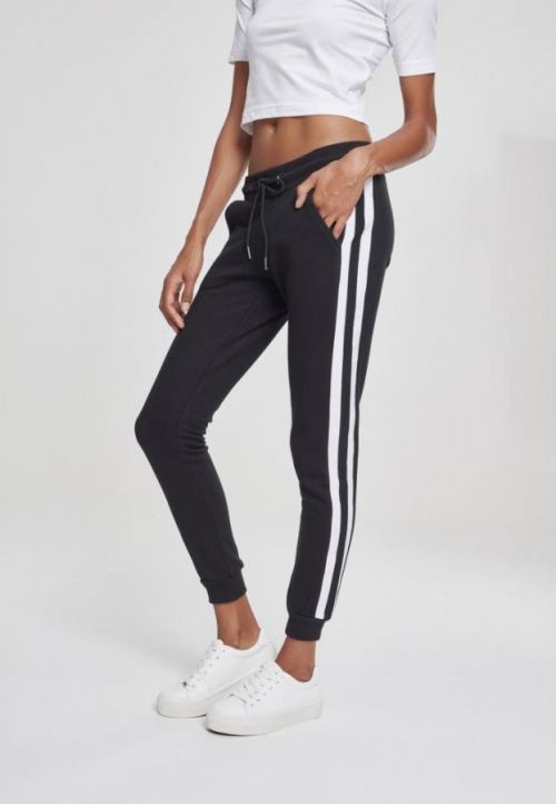 Ladies College Contrast Sweatpants black/white/black 3XL