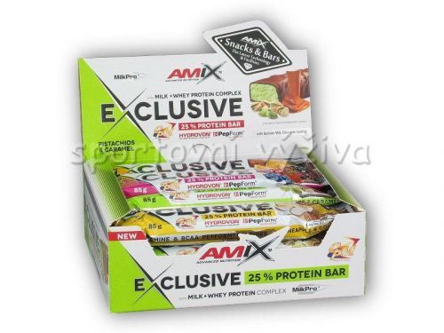 Amix 12x Exclusive Protein Bar 85g