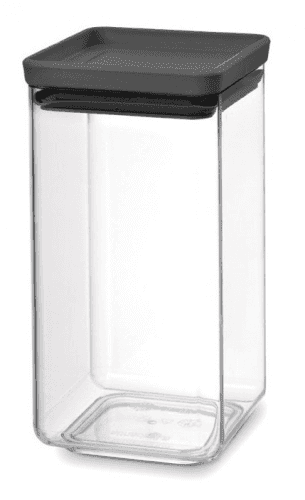 Dóza Square Brabantia šedé víko 1,6 l