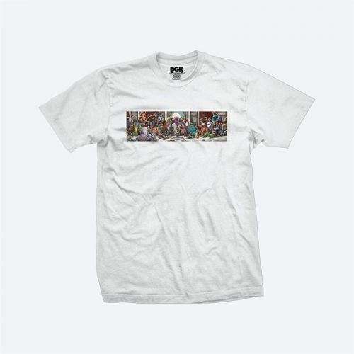 triko DGK -  Feast Tee White  (MULTI) velikost: S