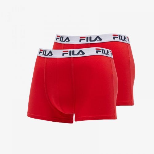 FILA Man Boxers 2-Pack Red M
