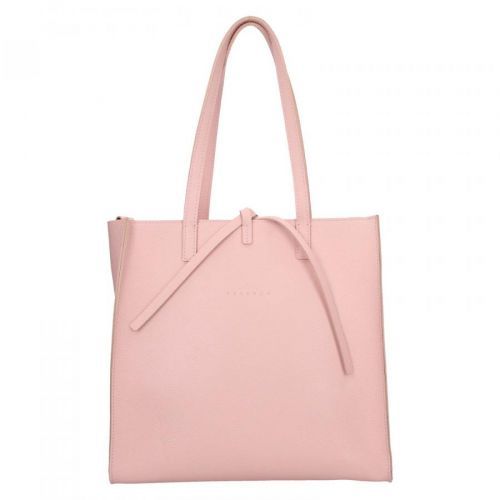 Dámská kožená 2v1 kabelka Facebag Liana - růžová